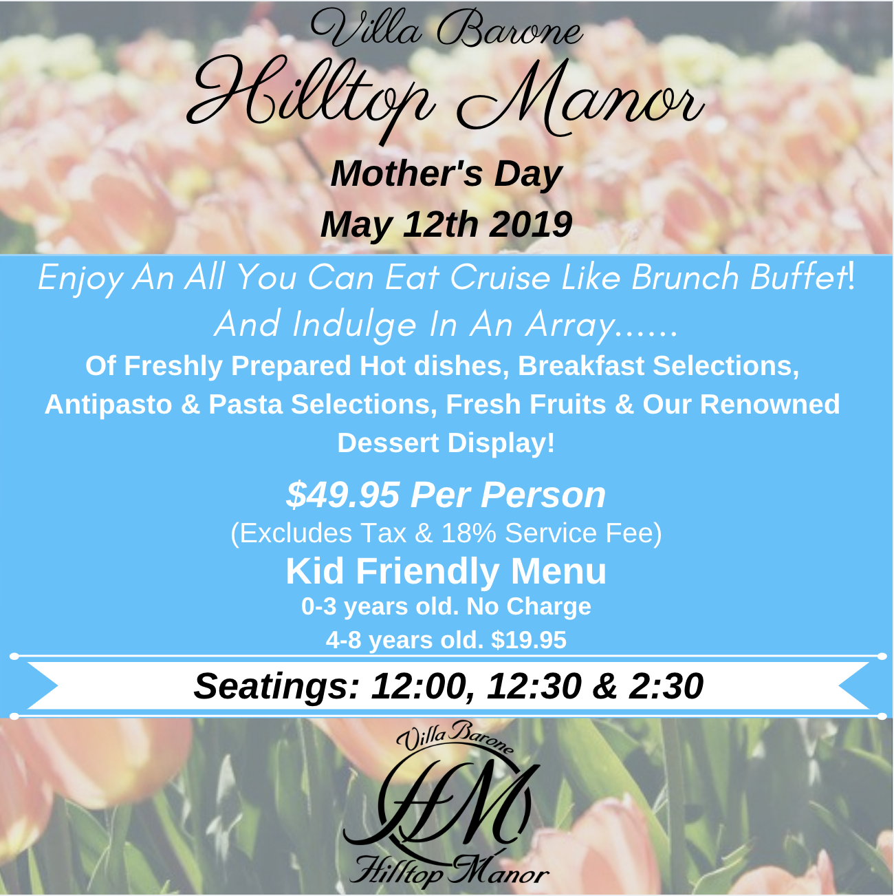 Events By Hilltop Manor — Villa Barone Hilltop Manor